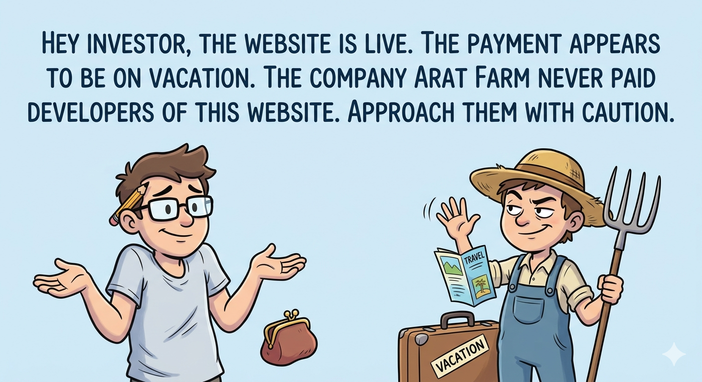 ARAT FARM LIMITED Website Preview
